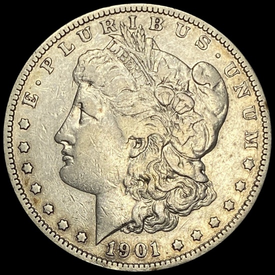 1901-S Silver Morgan Dollar LIGHTLY CIRCULATED