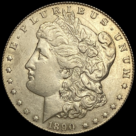 1890-CC Morgan Silver Dollar CLOSELY UNCIRCULATED
