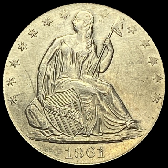1861-O Silver Half Dollar UNCIRCULATED