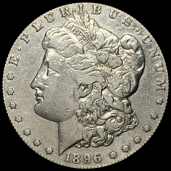 1896-S Silver Morgan Dollar LIGHTLY CIRCULATED