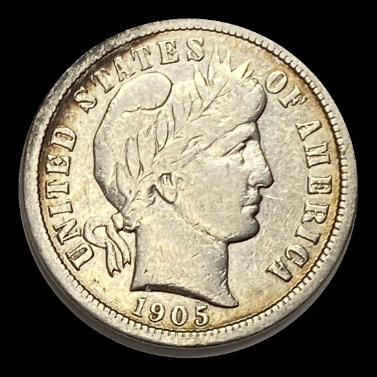 1905-S Silver Barber Dime UNCIRCULATED