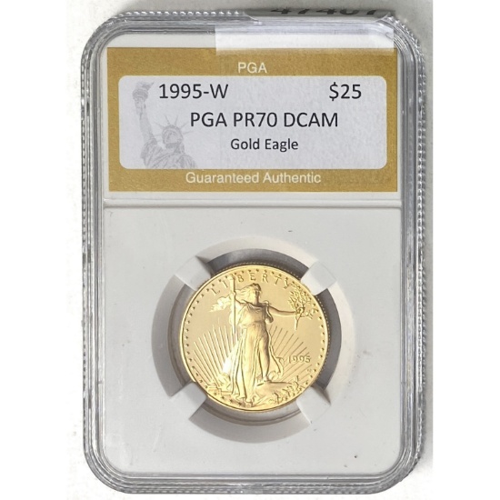 1995-W $25 Gold Eagle PGA PR70 DCAM