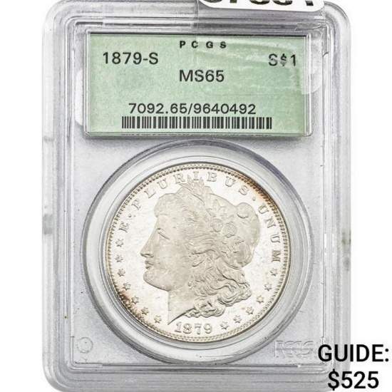 1879-S Morgan Dollar PCGS MS65
