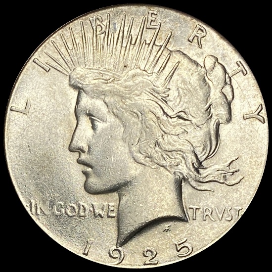 1925-S Silver Peace Dollar LIGHTLY CIRCULATED