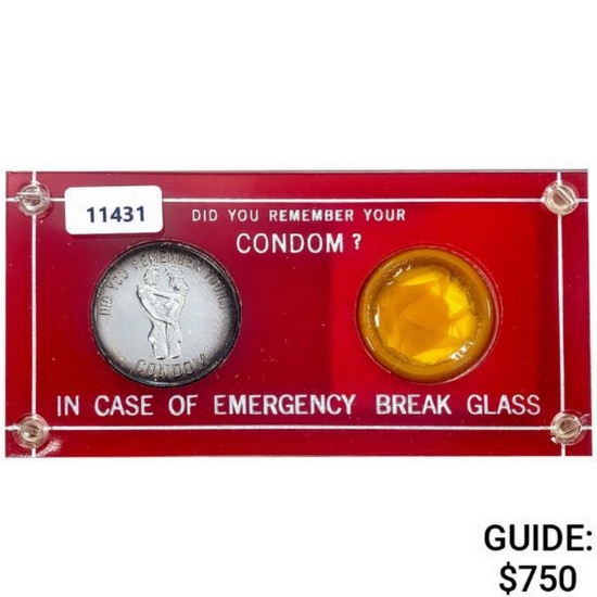 Condom 1oz Silver