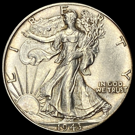 1943-D Silver Half Dollar CLOSELY UNCIRCULATED