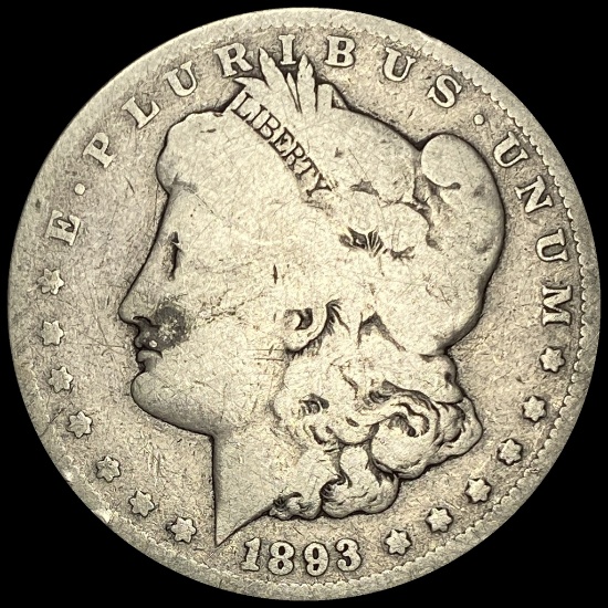 1893-CC Silver Morgan Dollar CLOSELY UNCIRCULATED