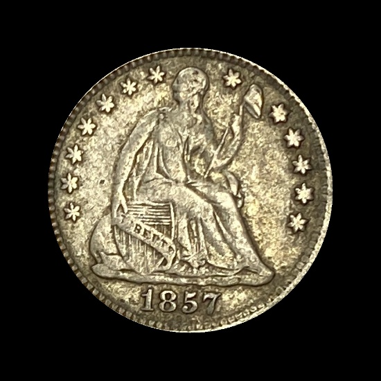 1857 Seated Liberty Half Dime UNCIRCULATED