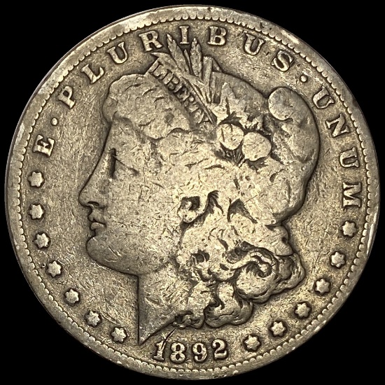 1892-S Silver Morgan Dollar NEARLY UNCIRCULATED