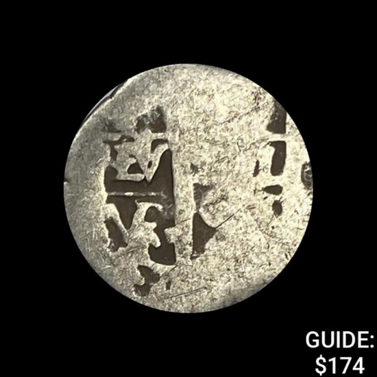 1500s-1600s Spanish Colonial Silver Cob NEARLY UNCIRCULATED