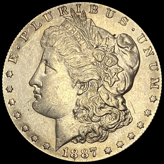 1887-S Silver Morgan Dollar LIGHTLY CIRCULATED