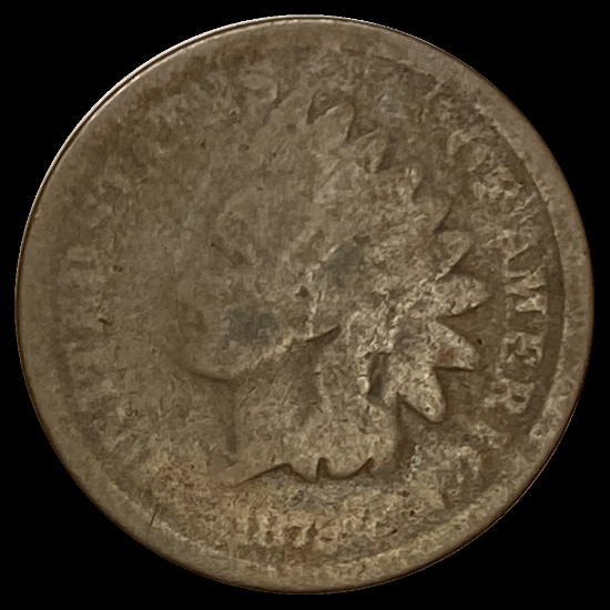 1878 Indian Head 1CGEM BU
