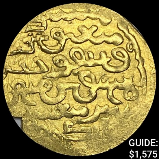 1295 AD Crusadtes Ilkhanins Gold Dinar .1305oz NEARLY UNCIRCULATED