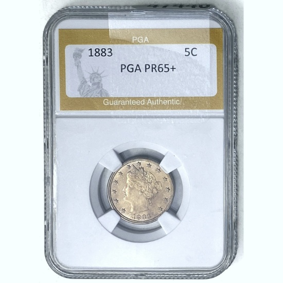 1883 Liberty Head 5C PGA PR65+
