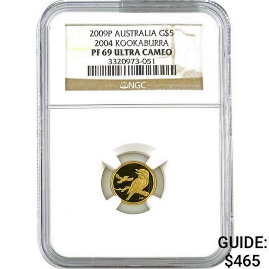 2009P Australia G$5 1/20th oz AGW NGC PF69