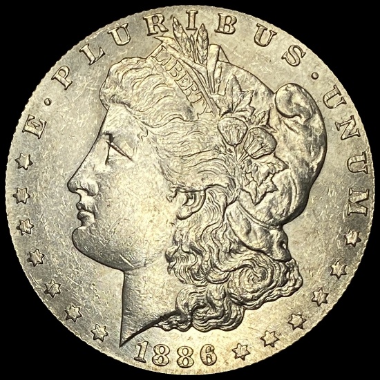 1886-S Silver Morgan Dollar LIGHTLY CIRCULATED