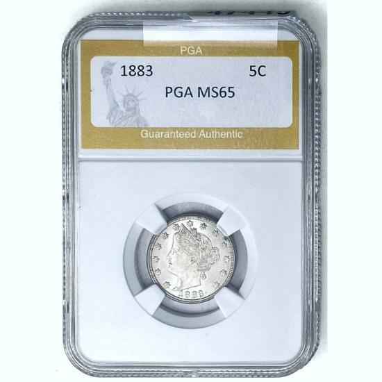 1883 Liberty Nickel PGA MS65