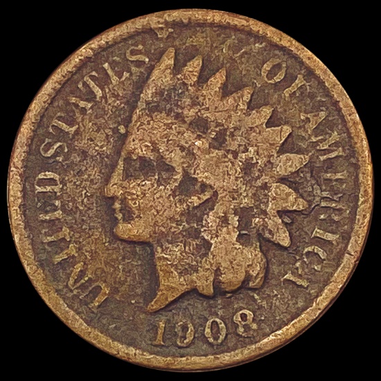 1908-S Indian Head Cent NICELY CIRCULATED