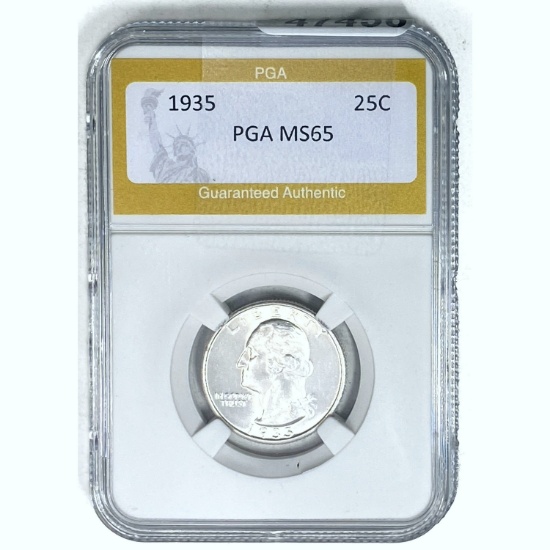 1935 Washington Quarter PGA MS65