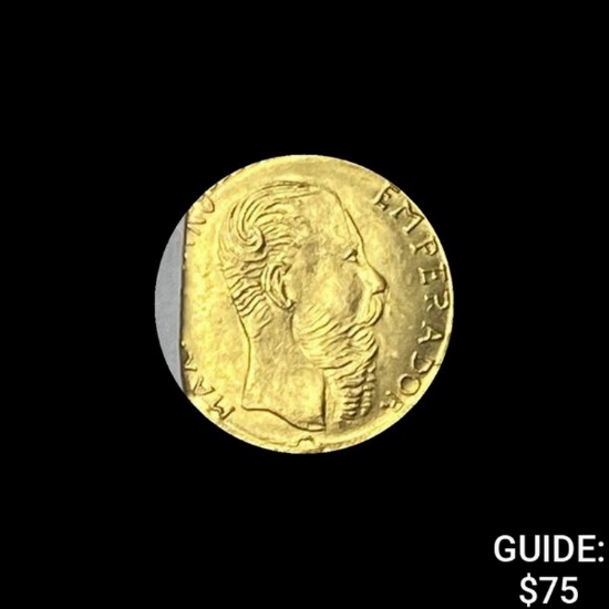 1865-B Mexico Gold Grove .0249oz GEM BU