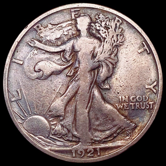 1921-S Walking Liberty Half Dollar NICELY CIRCULATED
