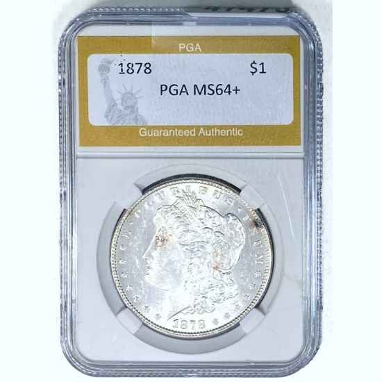 1878 Morgan Dollar PGA MS64+