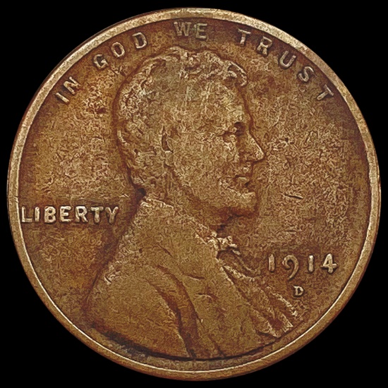 1914-D Wheat Cent NICELY CIRCULATED