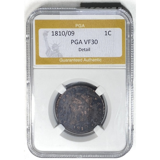 1810/09 Classic Head Large Cent PGA VF30