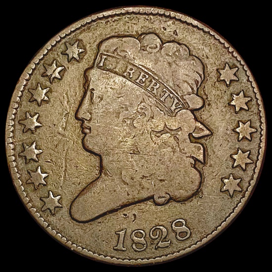 1828 Classic Head Half Cent NICELY CIRCULATED