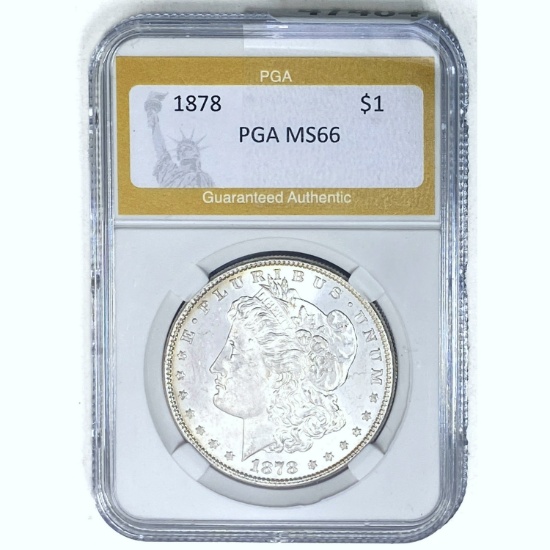1878 Morgan Dollar PGA MS66