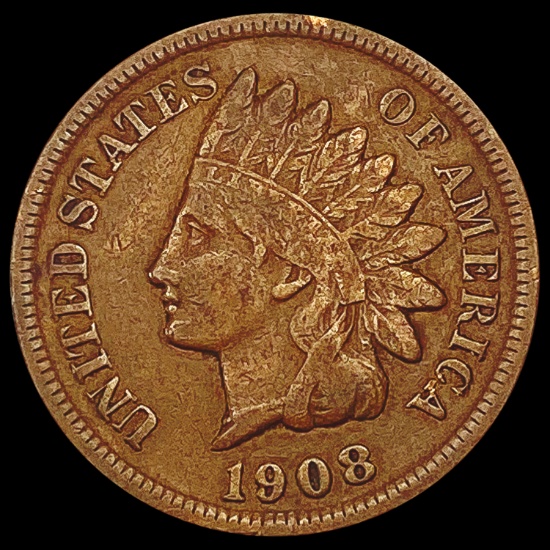 1908-S Indian Head Cent NICELY CIRCULATED