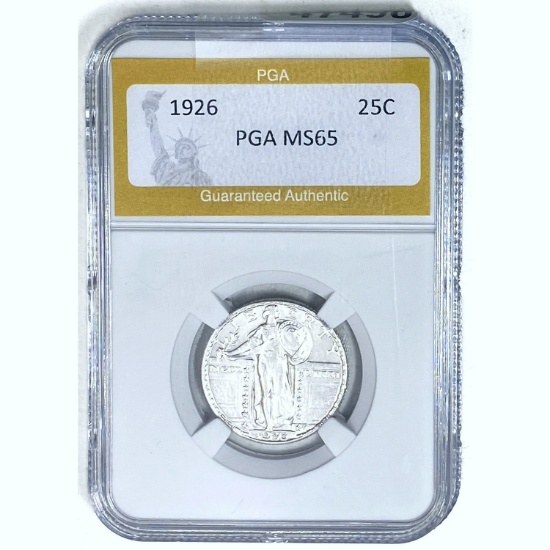 1926 25C Standing Liberty PGA MS65