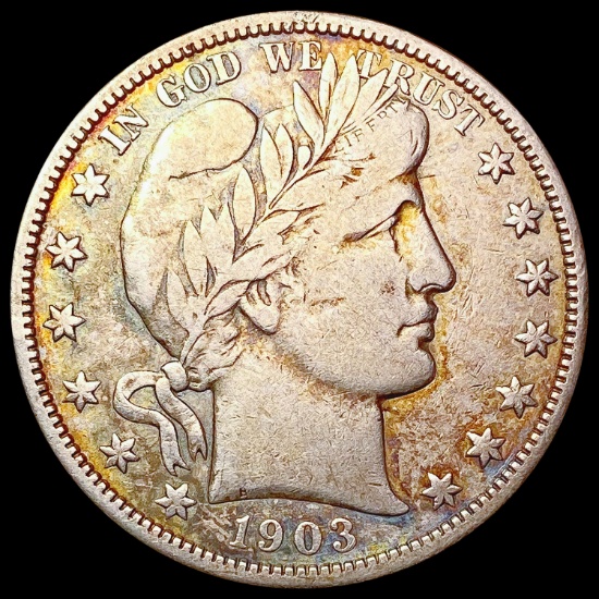 1903-O Barber Half Dollar LIGHTLY CIRCULATED