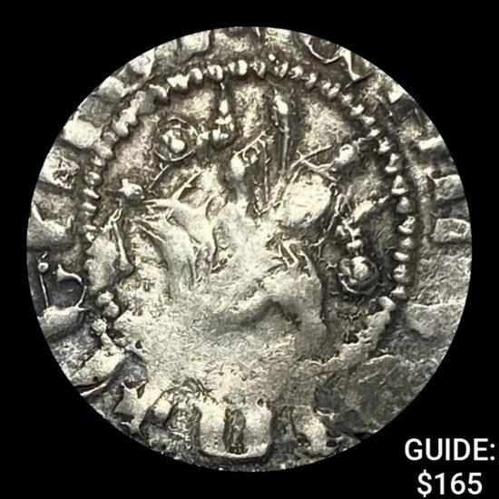 [1198-1219 AD] Crusaders Armenia Silver Tram UNCIRCULATED