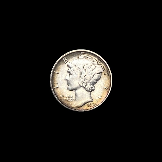 1925-D Silver Mercury Dime CLOSELY UNCIRCULATED