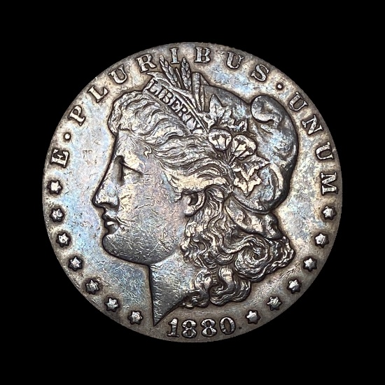 1880-CC Silver Morgan Dollar LIGHTLY CIRCULATED