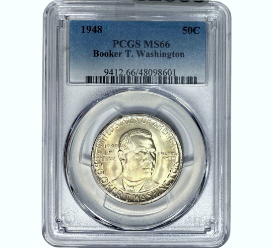 1948 Booker T Half Dollar PCGS MS66