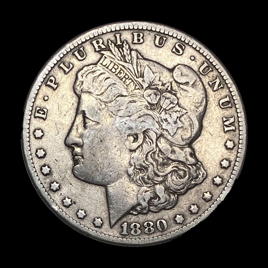 1880-CC Silver Morgan Dollar LIGHTLY CIRCULATED