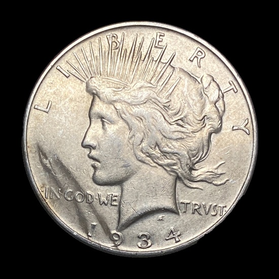 1934-D Silver Peace Dollar CLOSELY UNCIRCULATED
