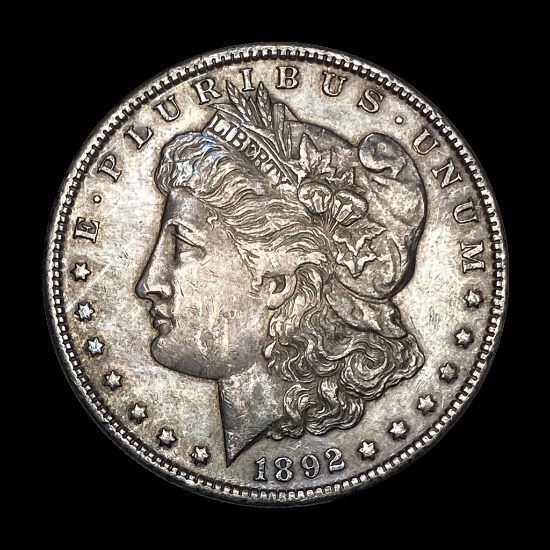 1892 Silver Morgan Dollar CLOSELY UNCIRCULATED
