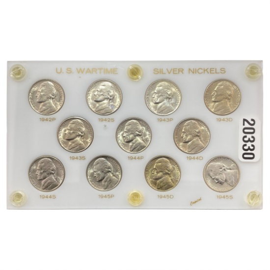 [11]1942-1945 U.S. Wartime Silver Nickles