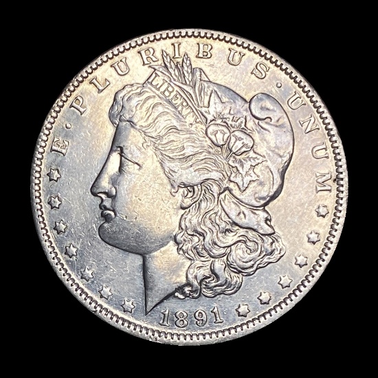 1891-O Morgan Silver Dollar CLOSELY UNCIRCULATED