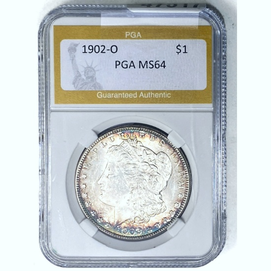 1902-O Morgan Dollar PGA MS64