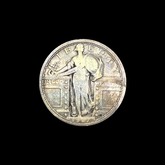 1927 Silver Standing Liberty Quarter NICELY CIRCULATED