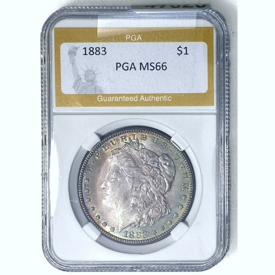 1883 Morgan Dollar PGA MS66