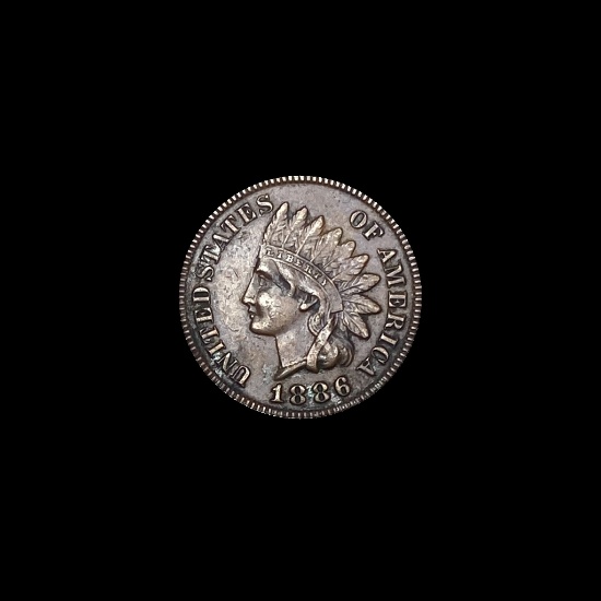 1886 Indian Head Cent CLOSELY UNCIRCULATED