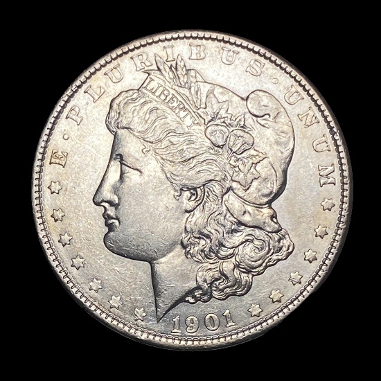 1901 Silver Morgan Dollar CLOSELY UNCIRCULATED