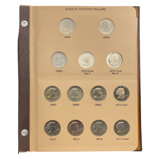 13 1979-1981Susan B. Anthony$1/2 2000 Sacagawea$1