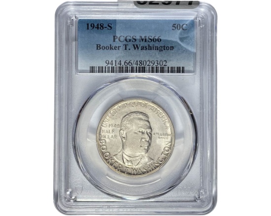 1948-S Booker T Half Dollar PCGS MS66