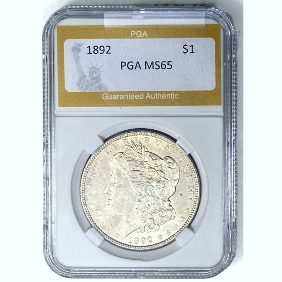 1892 Morgan Dollar PGA MS65